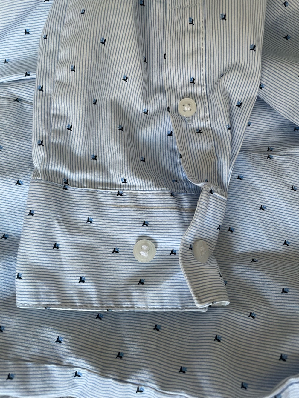 Micro-Pattern Button-Down Shirt - Picture 4 of 4